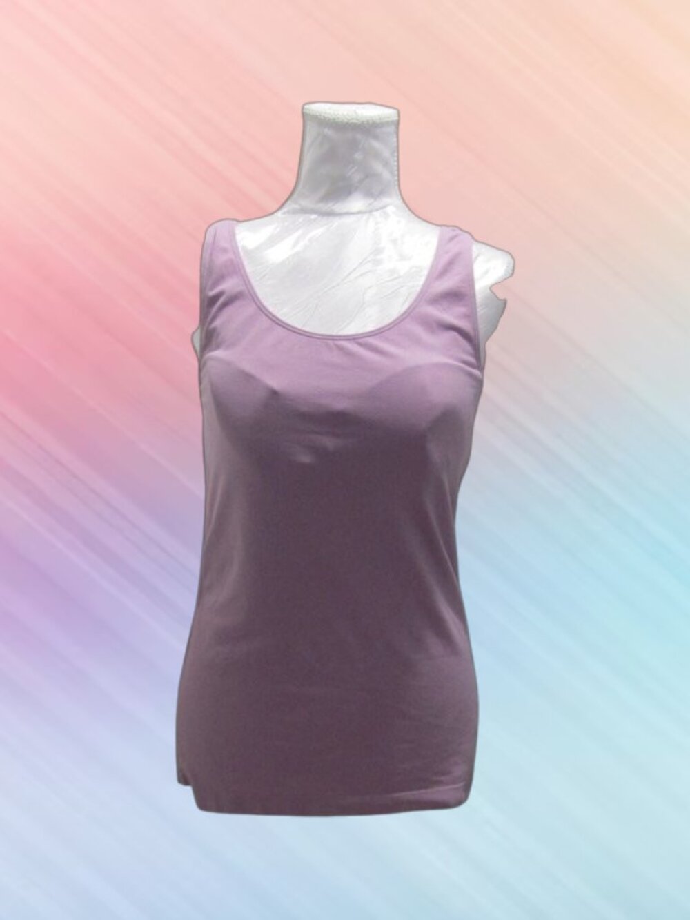 Est 1946 women tank top size XL color lilac sleeveless